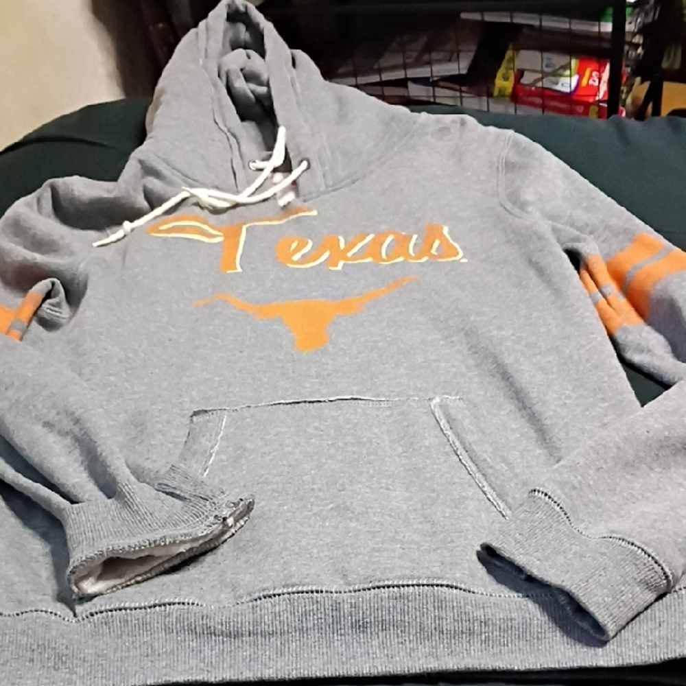 Knights Apparel Gray and Orange Texas Longhorns Sweatshirt